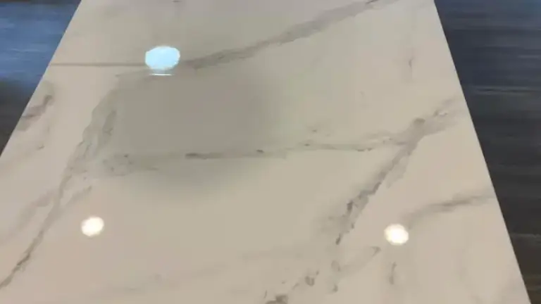 White marble-look metallic epoxy countertop — epoxy flooring near me in Bradenton, FL