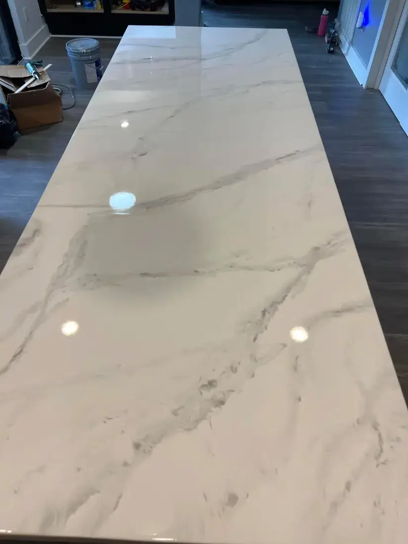 Sarasota epoxy flooring project by One of a Kind Epoxy